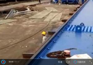 MEC造船門機(jī)安裝現(xiàn)場