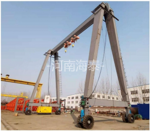 新疆-電動輪胎門式起重機(jī)-MHET16+16t-19m